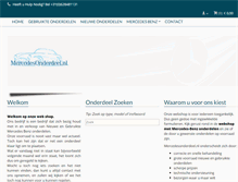 Tablet Screenshot of mercedesonderdeel.nl
